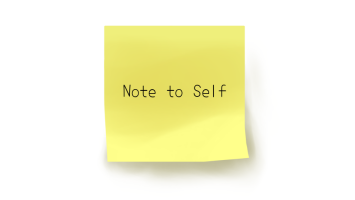 Note to Self